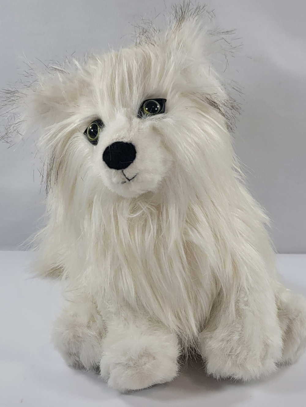 Aurora Arctic Fox White Portland Plush Fluffy Plush w/Tag 10" Realistic Stuffed